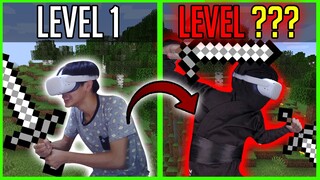 I Played Minecraft VR Like a Ninja and This Happened...