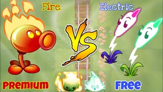 Fire Peashooter vs Lightning Reed: Chọn Điện hay Lửa | Plants vs. Zombies 2 - PVZ2 MK - so sánh pvz2