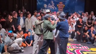 【不服结果call out裁判，场面火爆】bboy Colonel vs bboy Dias - Redbull camp France 2024