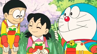 Nobita and the others start a water battle for handmade aprons #Doraemon