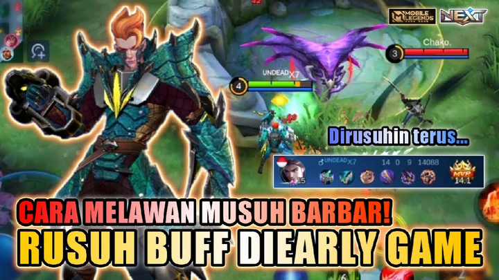 CARA MELAWAN MUSUH YANG SUKA BARBAR & NGERUSUH BUFF DI EARLY GAME | Claude Gameplay | Mobile Legends