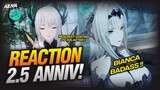【Punishing: Gray Raven】REACTION TRAILER 2.5 ANNIVERSARY ! BIANCA BADASS !!!