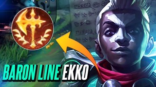 CONQUERER EKKO BARON LINE  - BUILD & RUNES - WILD RIFT