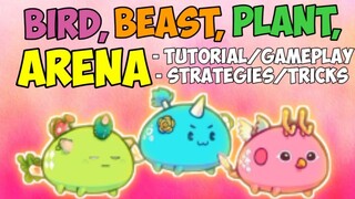 17 MINUTES BBP ARENA GAMEPLAY TUTORIAL/STRATEGIES/TIPS AND TRICKS AXIE INFINITY!
