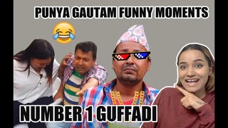 PUNYA GAUTAM FUNNY AND HILARIOUS MOMENTS😂🤣| THUG LIFE MOMENTS|| REACTION VIDEO|| ANJILA REACTS