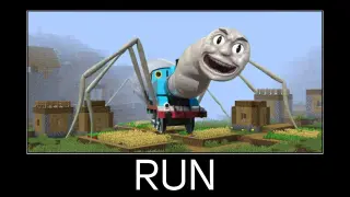 Minecraft wait what meme part 339 (Scary Thomas The Train)