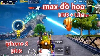 PUBG Mobile - Lần Đầu Trải Nghiệm Max Đồ Họa Trên iPhone 8 Plus Và Cái Kết Ở Cuối Video