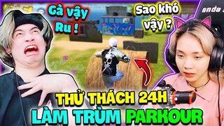 Ruby Và Siro Thử Thách 24h Làm “ TRÙM PARKOUR “ Trong Free Fire Và Cái Kết Là…