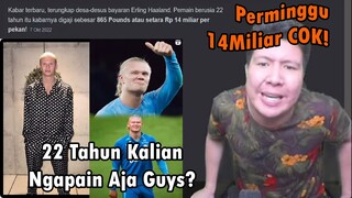 Bang Windah Terkejut Melihat Gaji Erling Haaland Perminggu 14Miliar