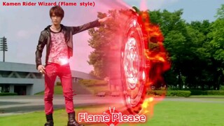 Kamen Rider Wizard Henshin and Finisher