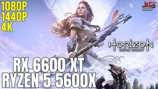 Horizon Zero Dawn | Ryzen 5 5600x + RX 6600 XT | 1080p, 1440p, 4K benchmarks!