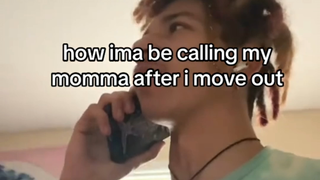 我搬出去之后是怎么给我妈打电话的