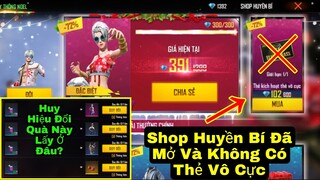 [Garena Free Fire]/Shop Huyền Bí Không Có Thẻ Vô Cực?Cách Kiếm Huy Hiệu Đổi Đồ Siêu Đẹp