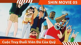 Review Shin Movie 5 , Cuộc Truy Đuổi Viên Đá Của Quỷ, Shin Cậu Bé Bút Chì của Kyty Anime