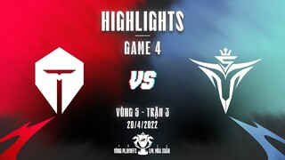 TES vs V5 | Highlights - Game 4 | Playoffs Vòng 5 - Trận 3 | LPL Mùa Xuân 2022