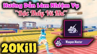 PUBG Mobile | Hướng Dẫn Làm Nhiệm Vụ "BẬC THẦY VŨ KHÍ" WEAPON MASTER | SOLO SQUAD