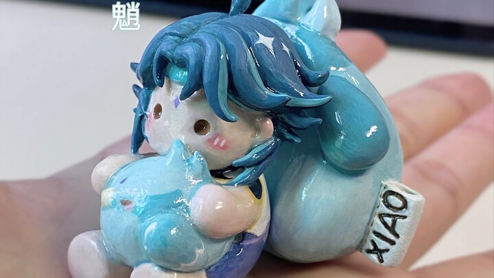 ดินปั้นพลาสติก丨ปั้นหมอนกอดรูปนกเซียวแบนๆ ให้เจ้าเซียว