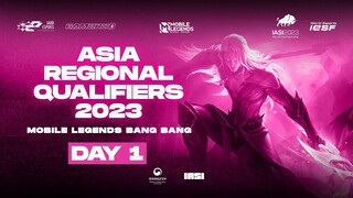 Asia Regional Qualifiers Mobile Legends: Bang Bang - Day 1 | WEC23 IESF