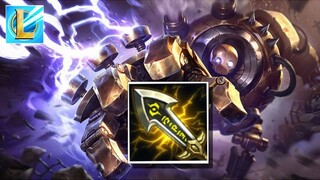 league of legends wild rift  full critical Blitzcrank