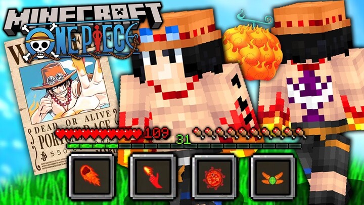 ผมใช้ชีวิตเป็น เอส หมัด อัคคี ใน Minecraft One Piece… จักรพรรดิเพลิง ผลปีศาจโหดมาก!!