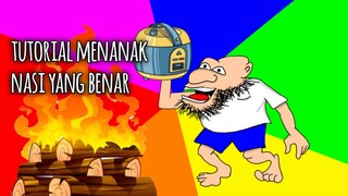 cara menanak/memasak nasi yang benar//animasi lucu terbaik