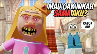 NIKAH SAMA RATU JELEK! LAH MENDING KABUR! - roblox Upin Ipin