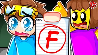 Oops I Failed My Math Test In Roblox!