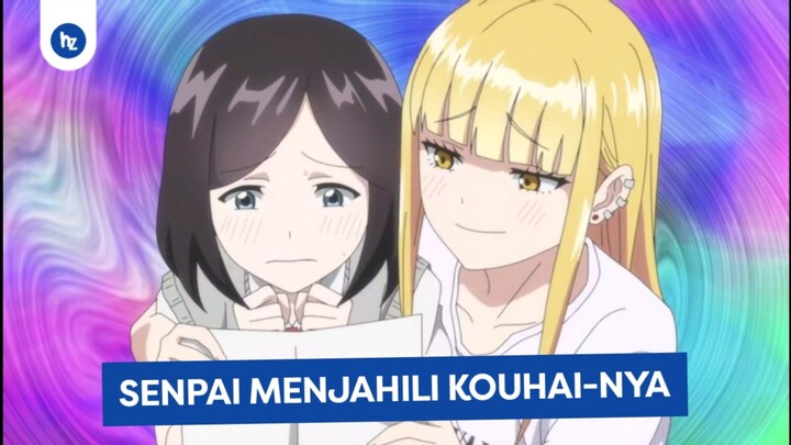 Seneng banget isengin Kouhainya 😅 #animeclip