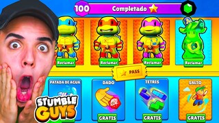 COMPRÉ el NUEVO PASE de TORTUGAS NINJA en STUMBLE GUYS! 🤑