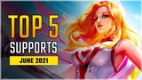 Top 5 Best Support Heroes in June 2021 | Rafaela Dominates! Mobile Legends