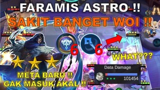 FARAMIS ASTRO POWER DAMAGENYA SAKIT BANGET WOI !! META BARU NIH !! COMBO MAGIC CHESS TERKUAT 2022