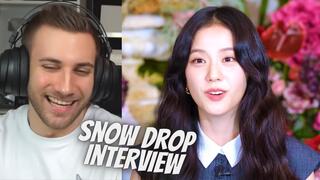 SNOWDROP - Jisoo & Jung Hae-in Disney + Full Interview - REACTION