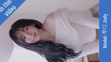 [4K룩북] 놀라운 모델 쭈디 Judy 아름다운 패션 블라우스 룩북 속옷 [Amazing Korean Girl Lookbook]