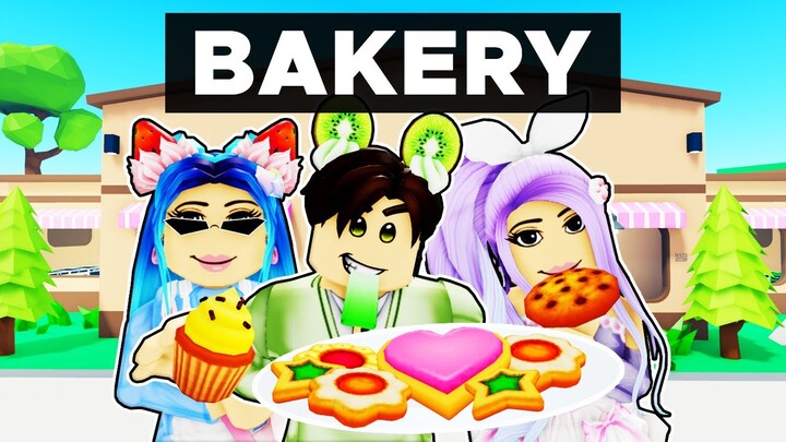Opening our BAKERY in Roblox!