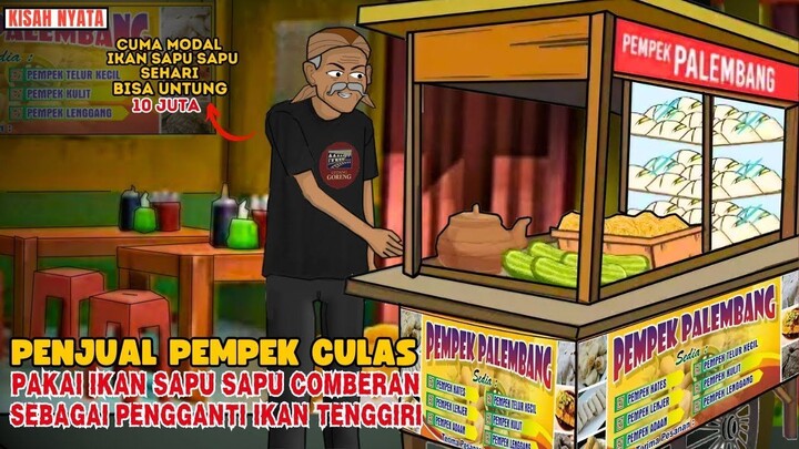 PENJUAL PEMPEK CURANG PAKAI IKAN SAPU SAPU DARI COMBERAN  SINETRON AZAB