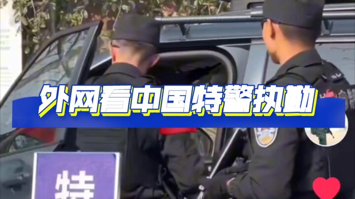 自有大儒辩经？外国网友看中国特警执勤，也能吹一波中国！