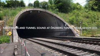 AWESOME HIGH SPEED RAIL TUNNEL IN SWITZERLAND | Trains at Aeschi SO Önzbergtunnel and Koppigen HSL