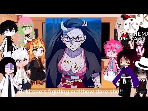 Past hashiras & uppermoon react to Nezuko 🌸🍃(Ubuyashiki+Muzan)