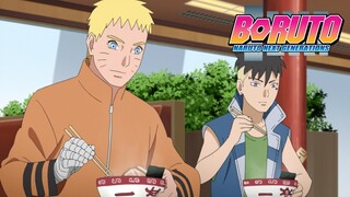 Naruto and Kawaki at Ichiraku! | Boruto: Naruto Next Generations