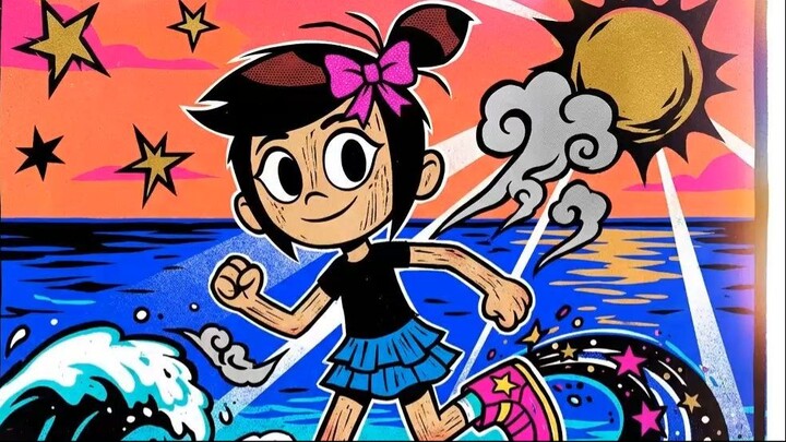 星のスニーカー Molly McGee