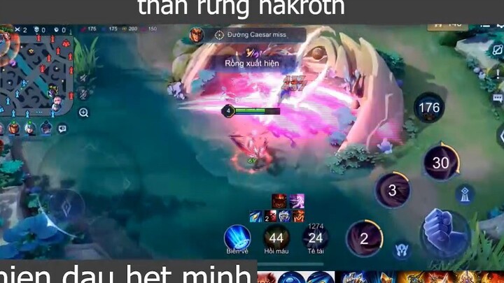 thần rừng nakroth p2 #chiendauhetminh