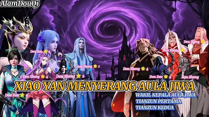 Xiao Yan Menyerang Markas Aula jiwa yang dijaga Tianzun ke dua dan Tianzun pertama.