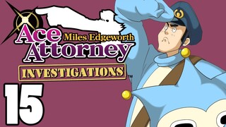 Ace Attorney Investigations: Miles Edgeworth -15- OH NO HE'S HOT