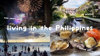 living in the Philippines 🇵🇭 Boracay vlog, nonstop food trip, sunset, new years eve | theairmanclub