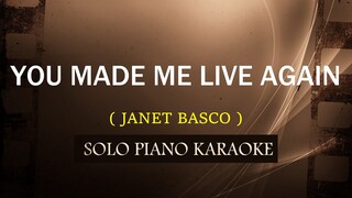 YOU MADE ME LIVE AGAIN ( JANET BASCO ) COVER_CY