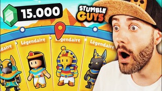 NOUVELLE ROUE DE L'EGYPTE ANCIENNE SUR STUMBLE GUYS ! NOUVEAU SKINS INCROYABLE SUR STUMBLE GUYS ! 🤩