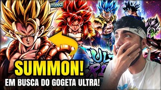 INACREDITÁVEL!!! SUMMON GOGETA ULTRA NO DRAGON BALL LEGENDS ( LEGENDS FESTIVAL PARTE 2 )