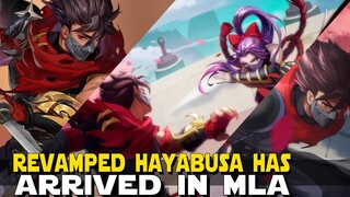 REVAMPED HAYABUSA HAS ARRIVED IN MLA | NEW ULTIMATE ANIMATION | MLBB REVAMPED HAYABUSA REDESIGN?