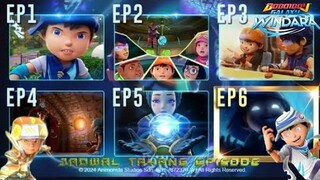 Jadwal Tayang Episode Baru 03 - 06 | Boboiboy Galaxy Arc Windara Full Spoiler