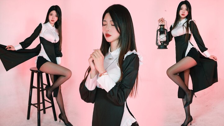 [Vertical screen] A very nice coming of age ceremony❤ Come and confess to the nun~ [Small fish cake]